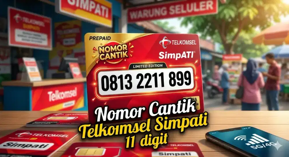 Nomor cantik baru fresh dari telkomsel simpati 11 digit