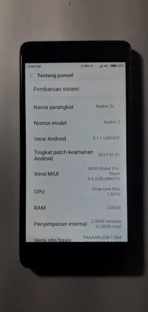Dijual xioami redmi 3s