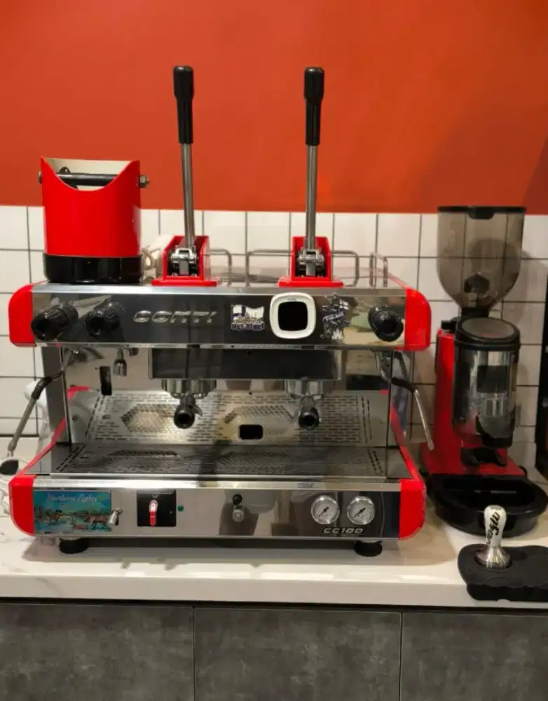 Mesin Kopi Conti C100 2 group + grinder