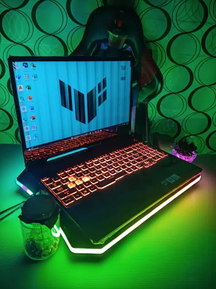 Laptop Gaming Asus Tuf A15 Ryze 7 Ram 16/512 gb Dual Vga Nvidia Rtx