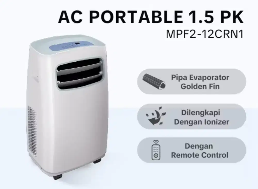 AC Portable Midea 1.5 PK MPF2-12CRN1 Murah 2.75 Jt
