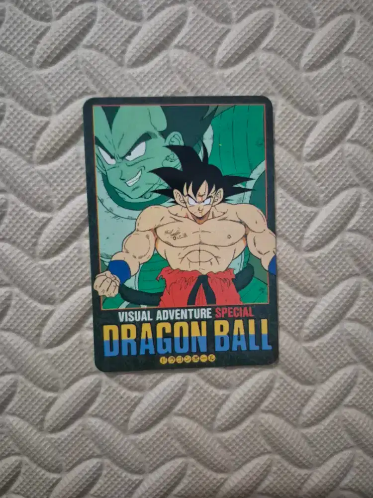 Kartu Koleksi Dragon Ball Visual Adventure Special Son Goku Vegeta