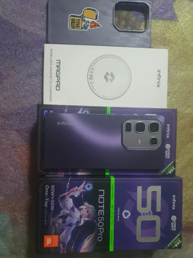 Infinix note 50pro (Deep purple(