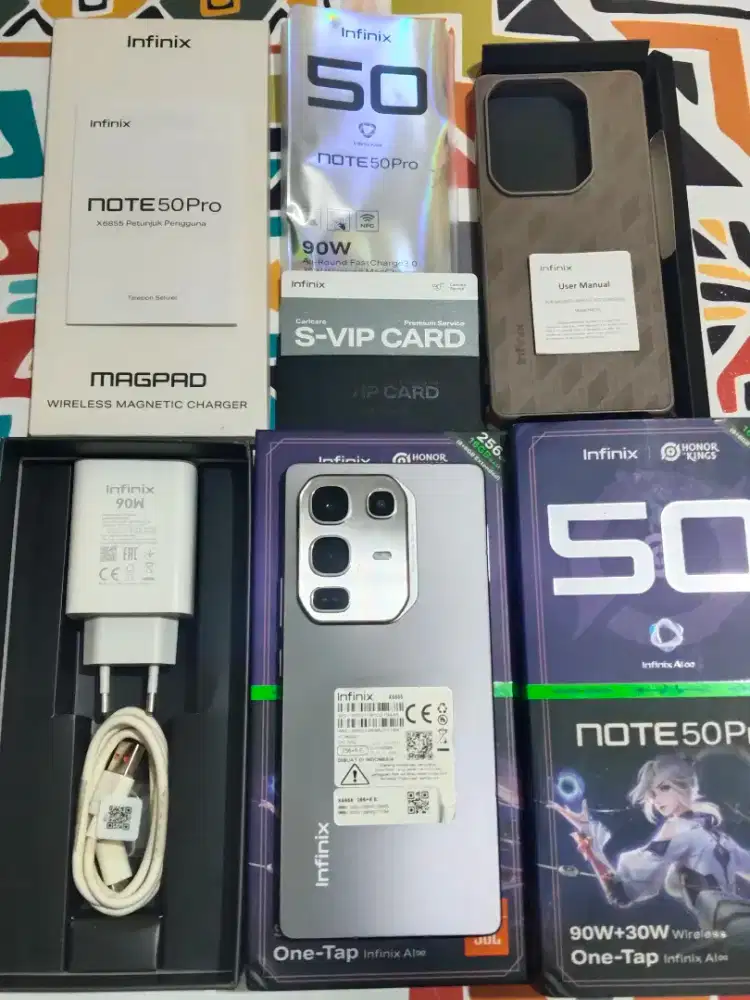Infinix Note 50 Pro ram 8/256 fullset ori mulus no minus