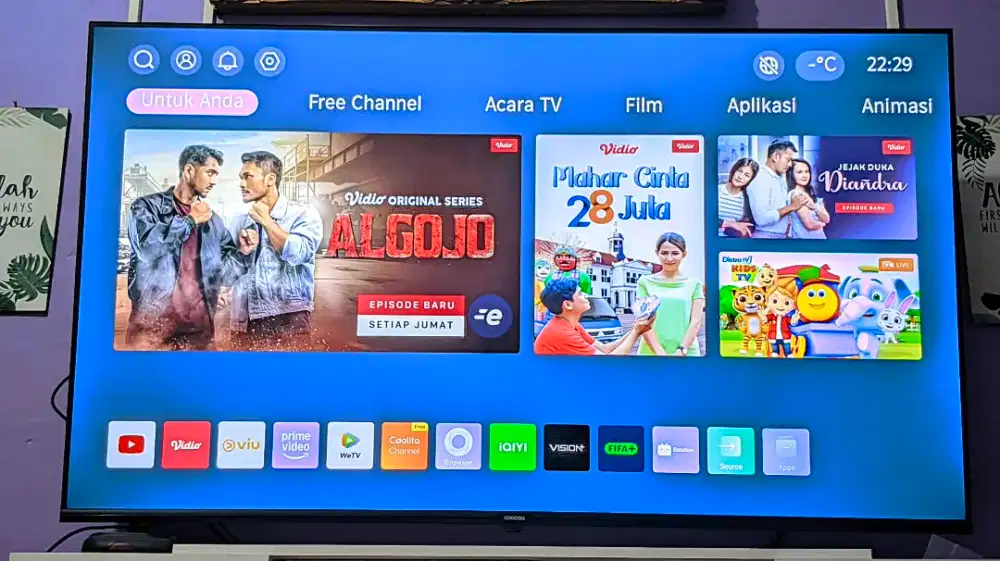 Smart TV cocca 50 inch