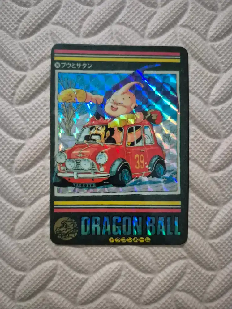 Kartu Koleksi Dragon Ball Buu Mr Satan Holo Vintage