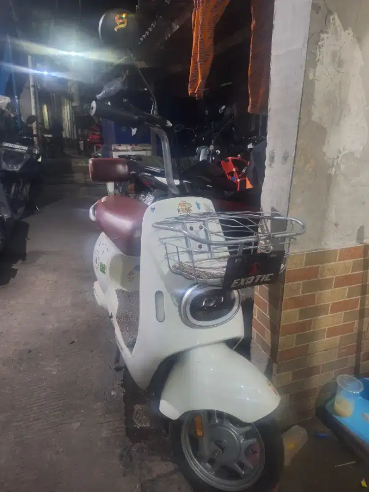 Sepeda listrik exotic ss lengkap sampe gransi