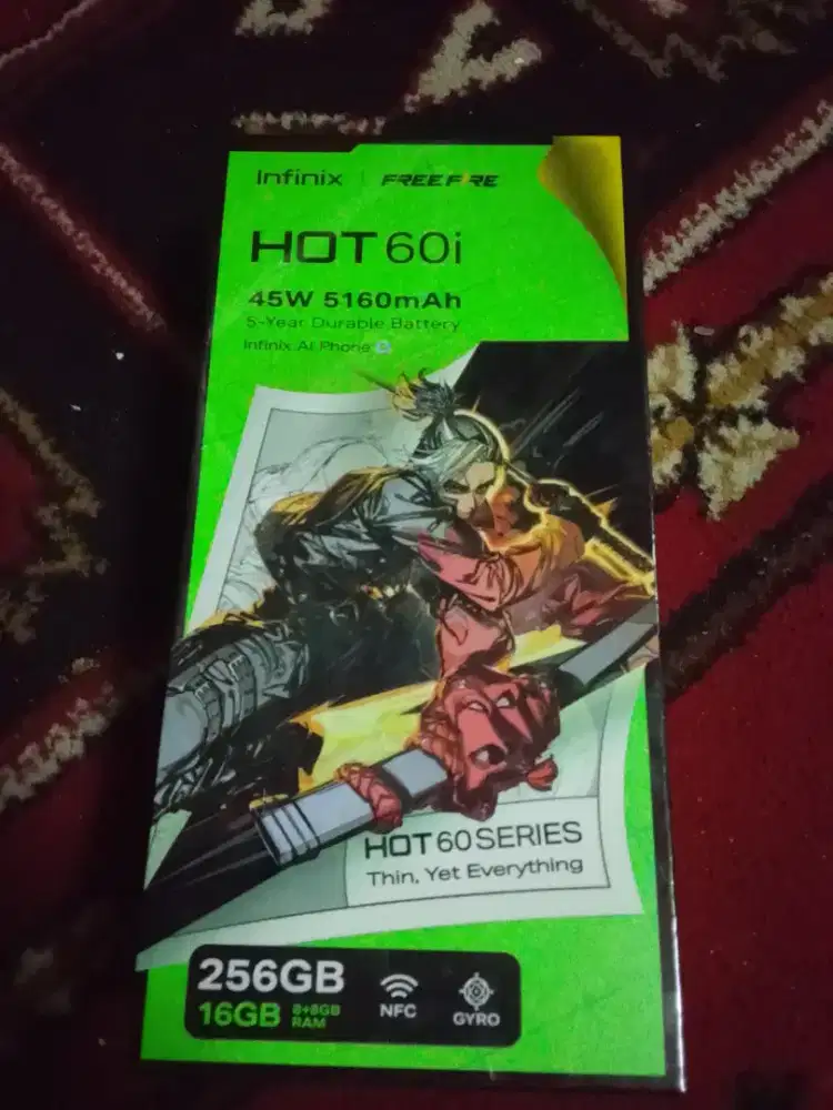 Infinix HOT60i 8/256 masih segel
