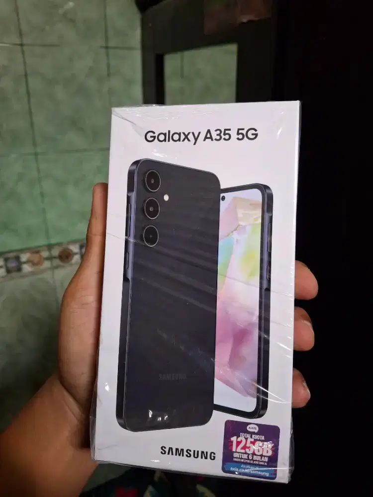 DIJUAL SAMSUNG A35 8/256GB WARNA HITAM NAVY