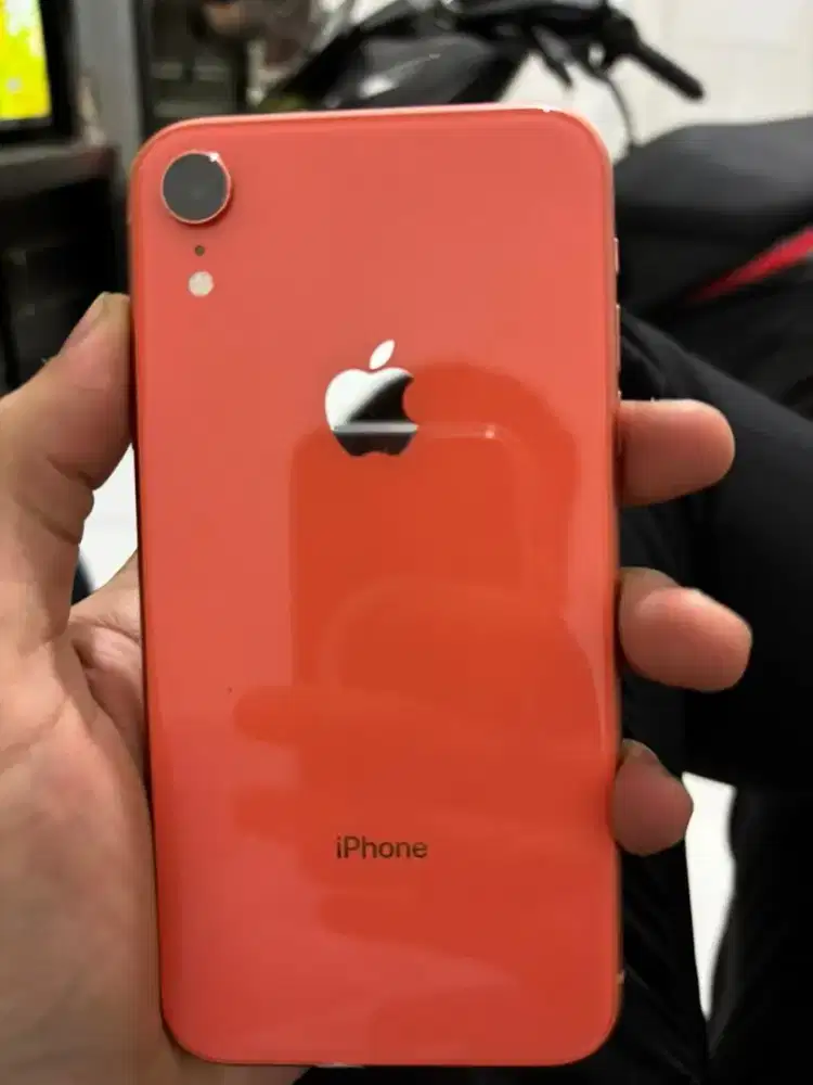 iPhone XR Coral 128GB Inter – Body Mulus, Face ID Normal, Fullset