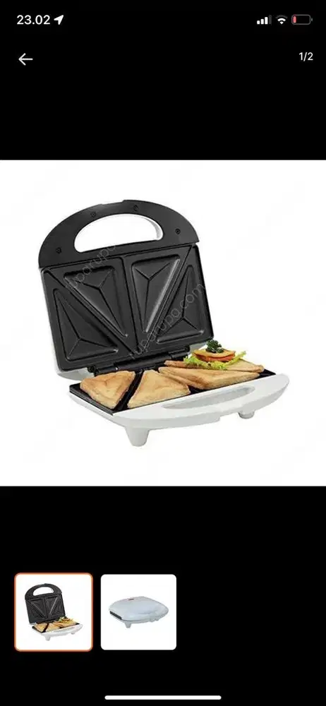 Sharp toaster sandwich garansi merk resmi