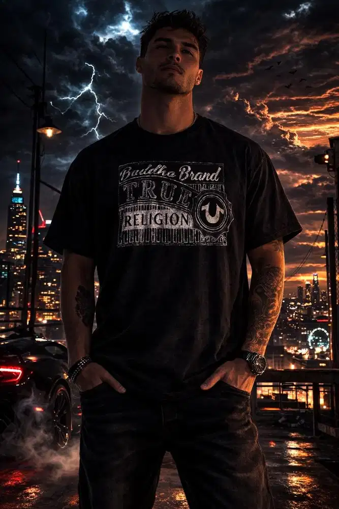 True Religion Black T-Shirt