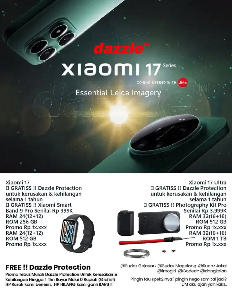 Open Pree Order | Xiaomi 17 Series