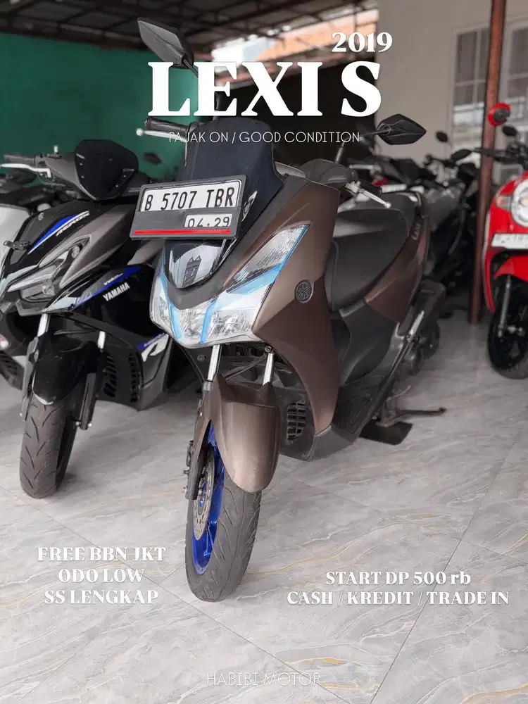 YAMAHA LEXI S 2019 keyless CASH KREDIT DP 500