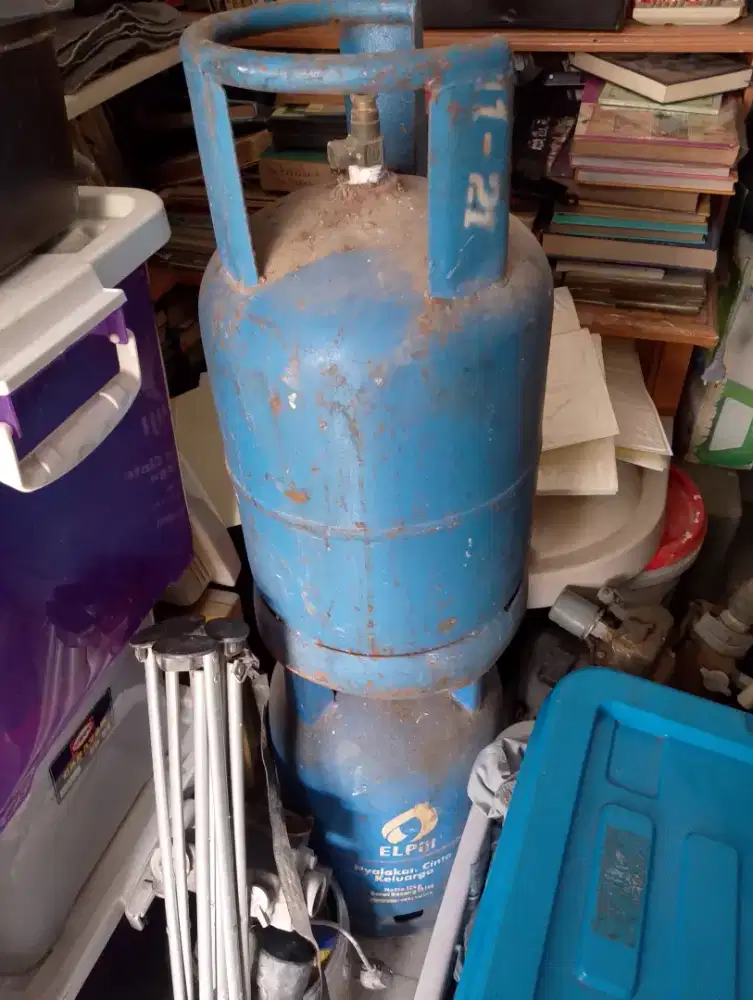 Tabung biru 2 tabung