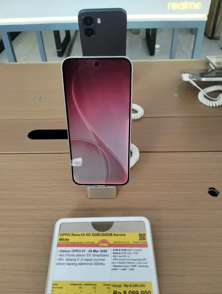 Credit Oppo Reno 15 5G 8GB 256GB