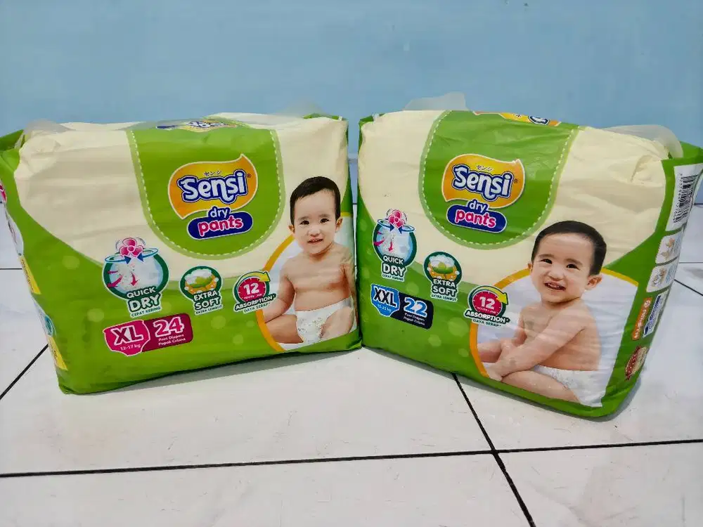 Pampers Sensi Dry Pants XXL22 dan XL24 Masih Baru Baca Deskripsi