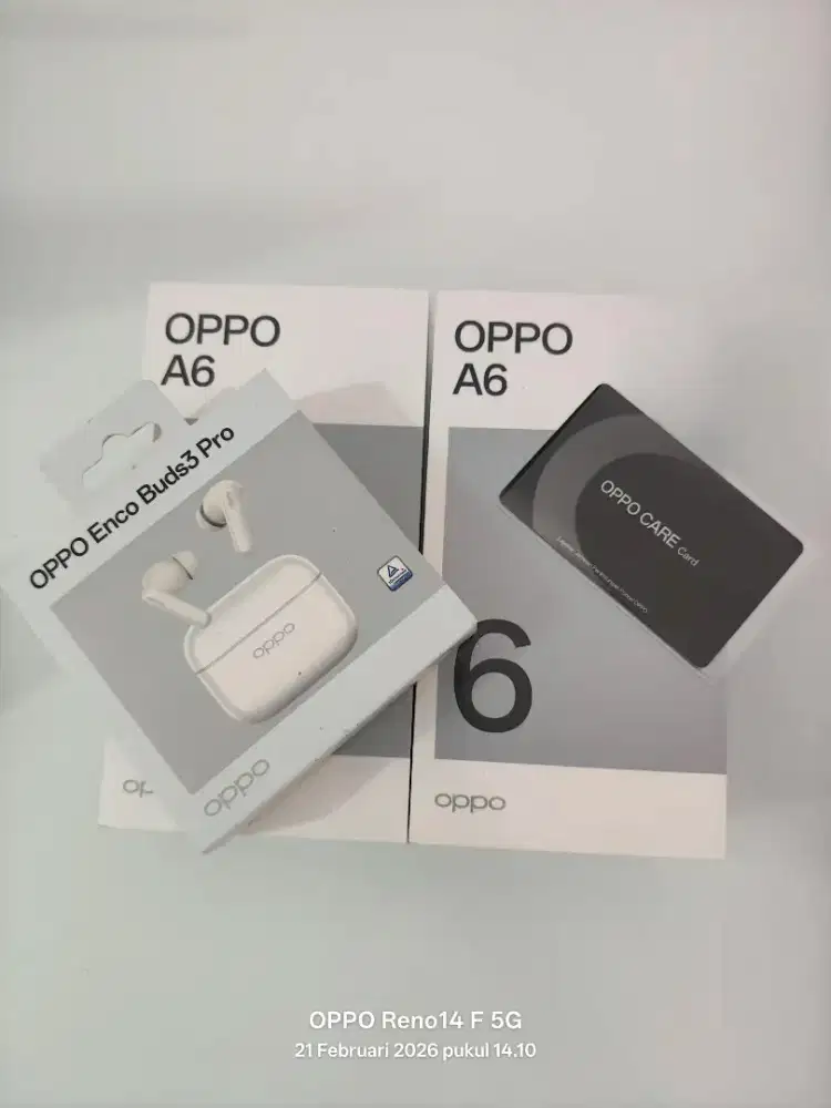 OPPO A6 RAM 12/128 GARANSI RESMI FREE TWS+ GARANSI LAYAR PECAH