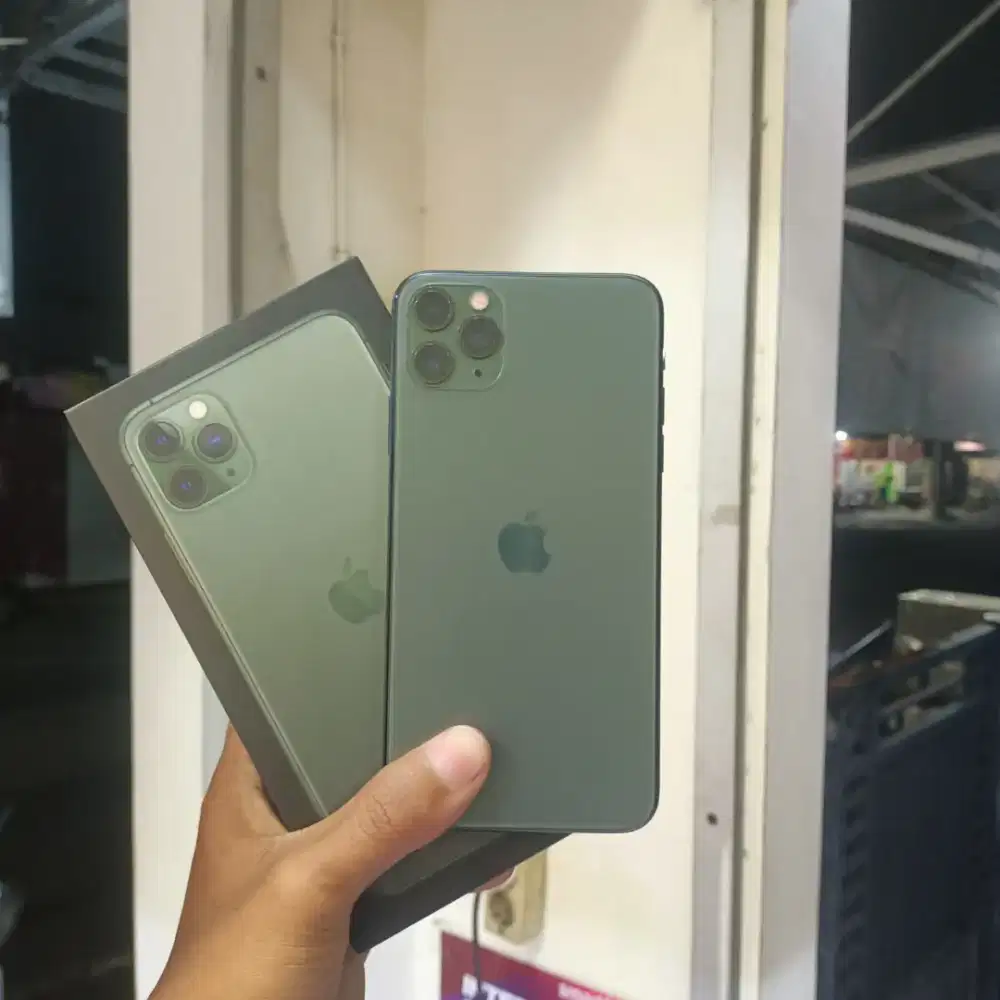 iPhone 11 Pro Max Ex iBox, Internal 256Gb Mulus Lengkap Fullset