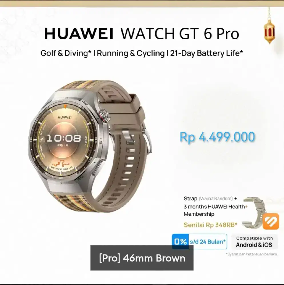 Huawei Watch Gt 6 Pro 46mm Brown