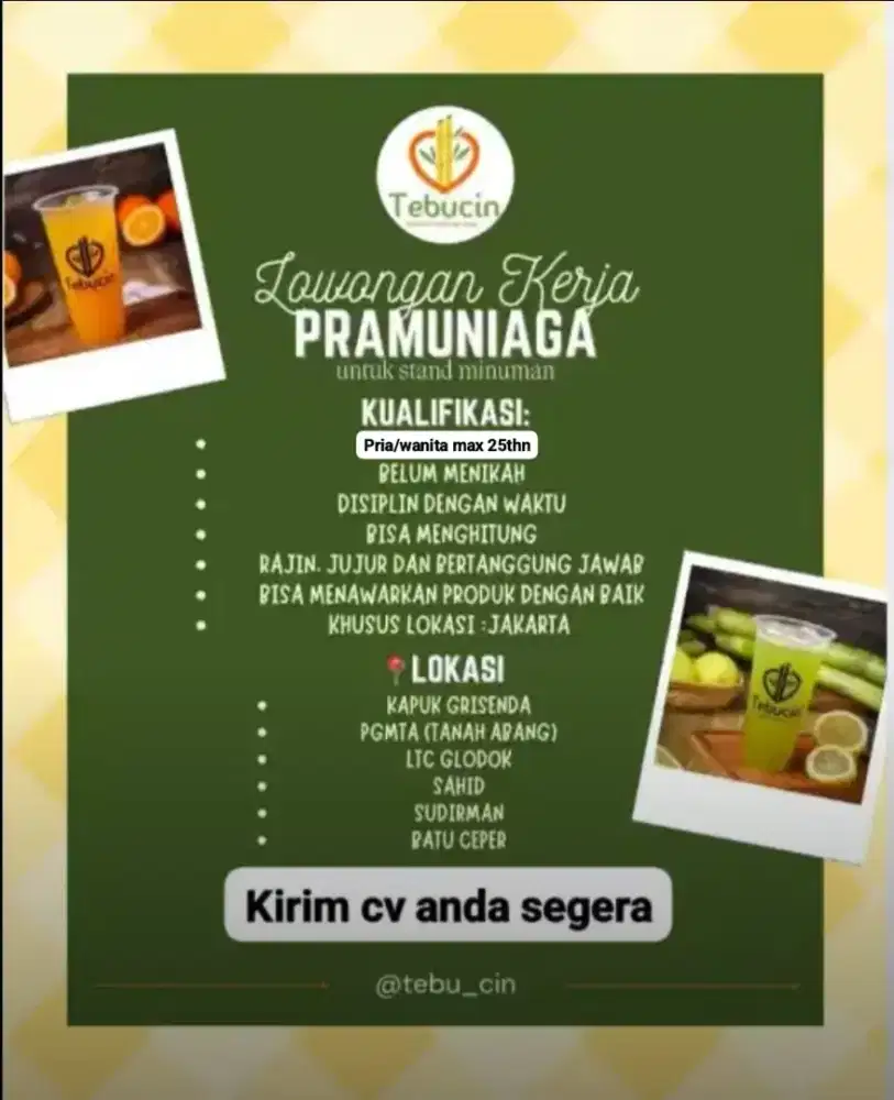 Lowongan kerja di kapuk