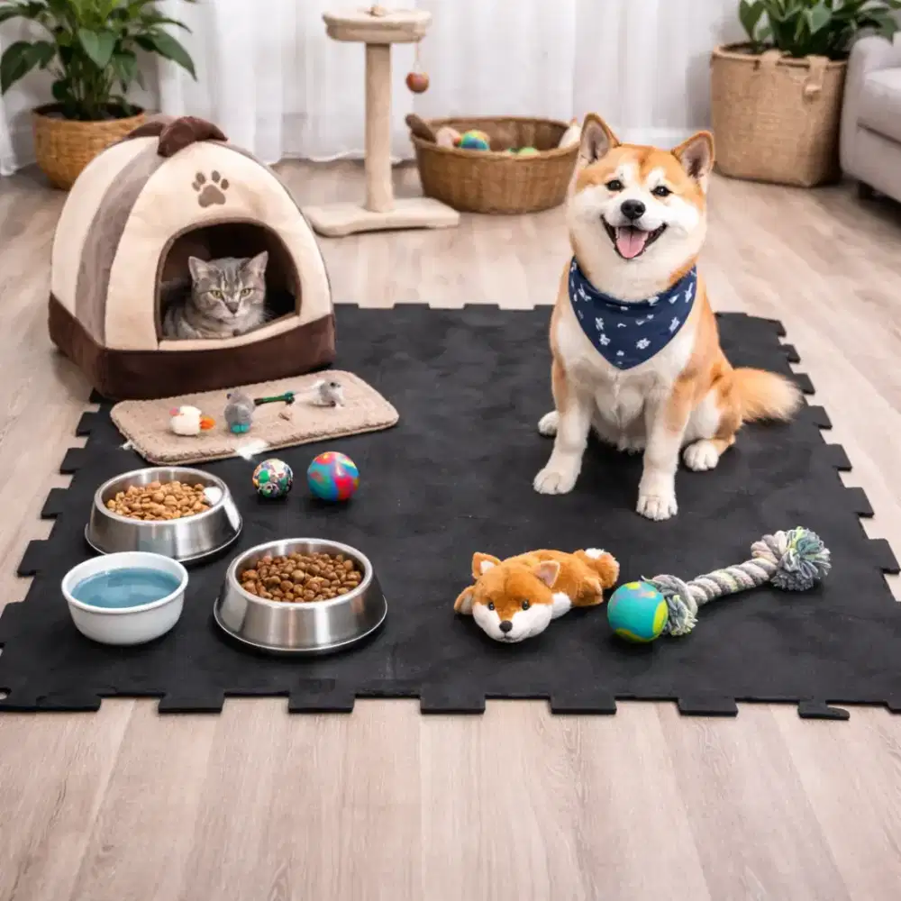 Alas Lantai Pet Serbaguna - Karpet Rubber