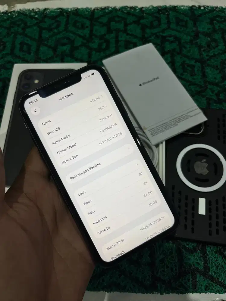 IPHONE 11 64 GB EX RESMI IBOX LIKE NEW