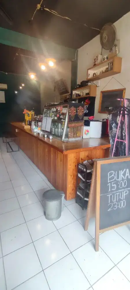 Meja Bar bentuk L Full Jati belanda