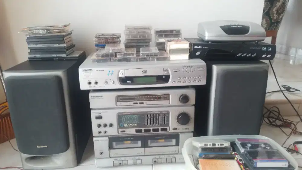 Jual borongan Tape Recorder panasonik , VCD , kset, CD
