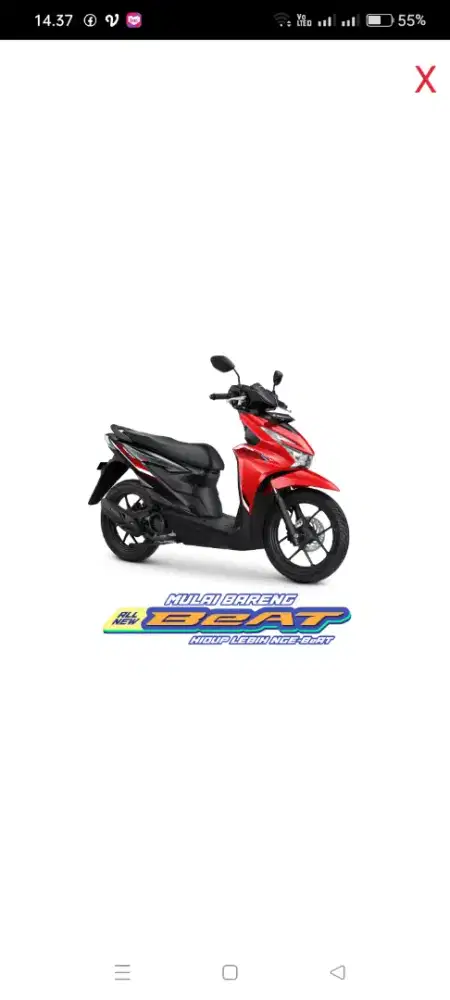KREDIT MOTOR HONDA DP MURAH