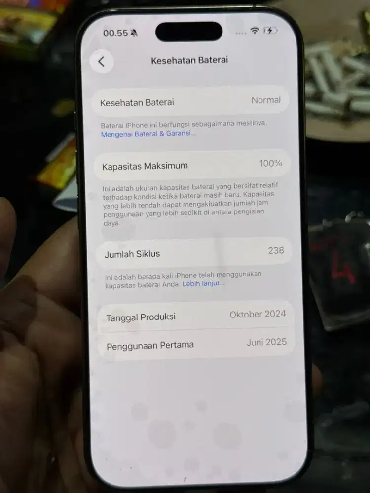 iPhone 16 Pro 256gb iBox batangan mulus istimewa normal garansi