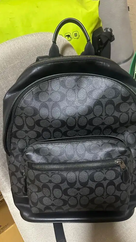 Coach canvas backpack original 100%