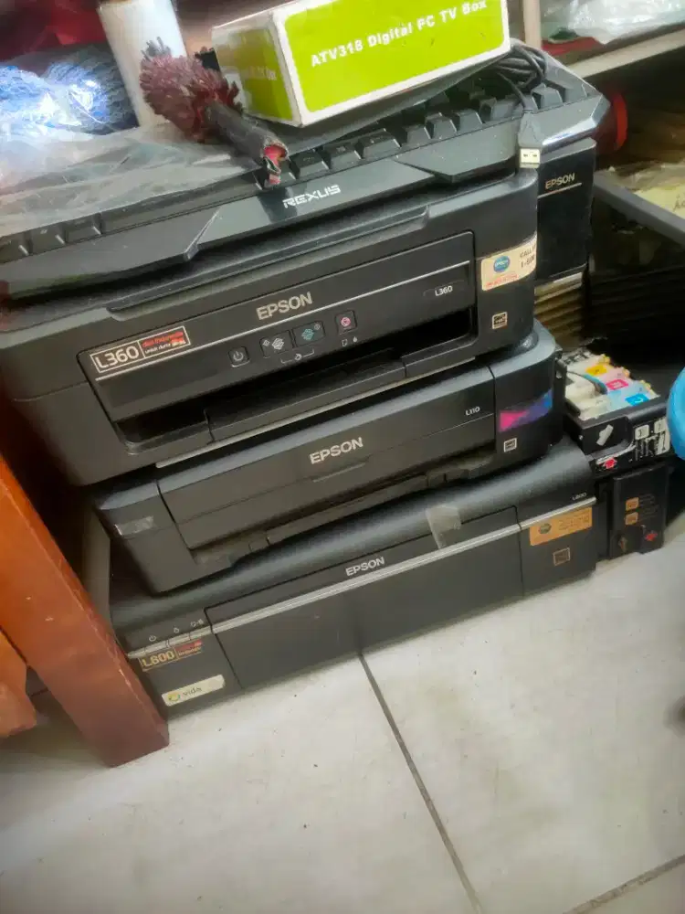 Printer Epson L800, L360, L110 bekas tanpa head