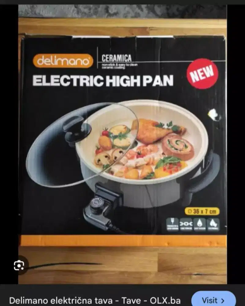 Set panci sepasang Panci listrik ceramic @dinantisecondhand