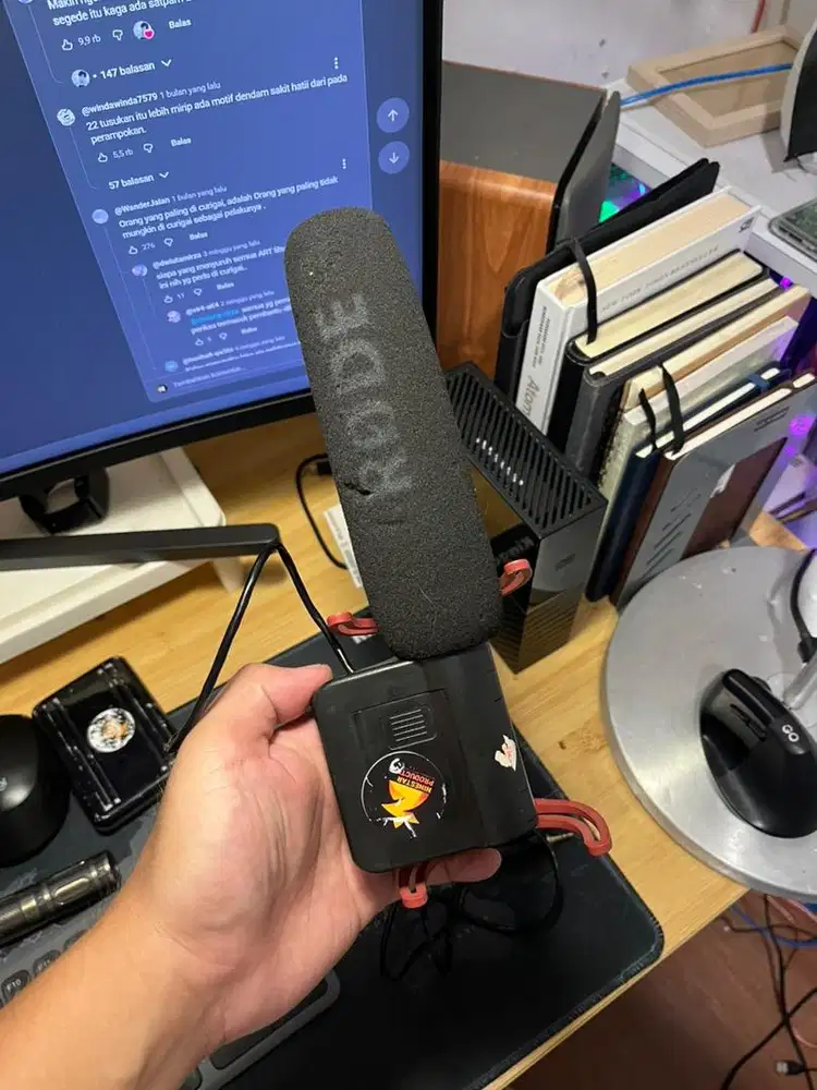 Microphone Rode Videomic Rycote Kualitas tinggi