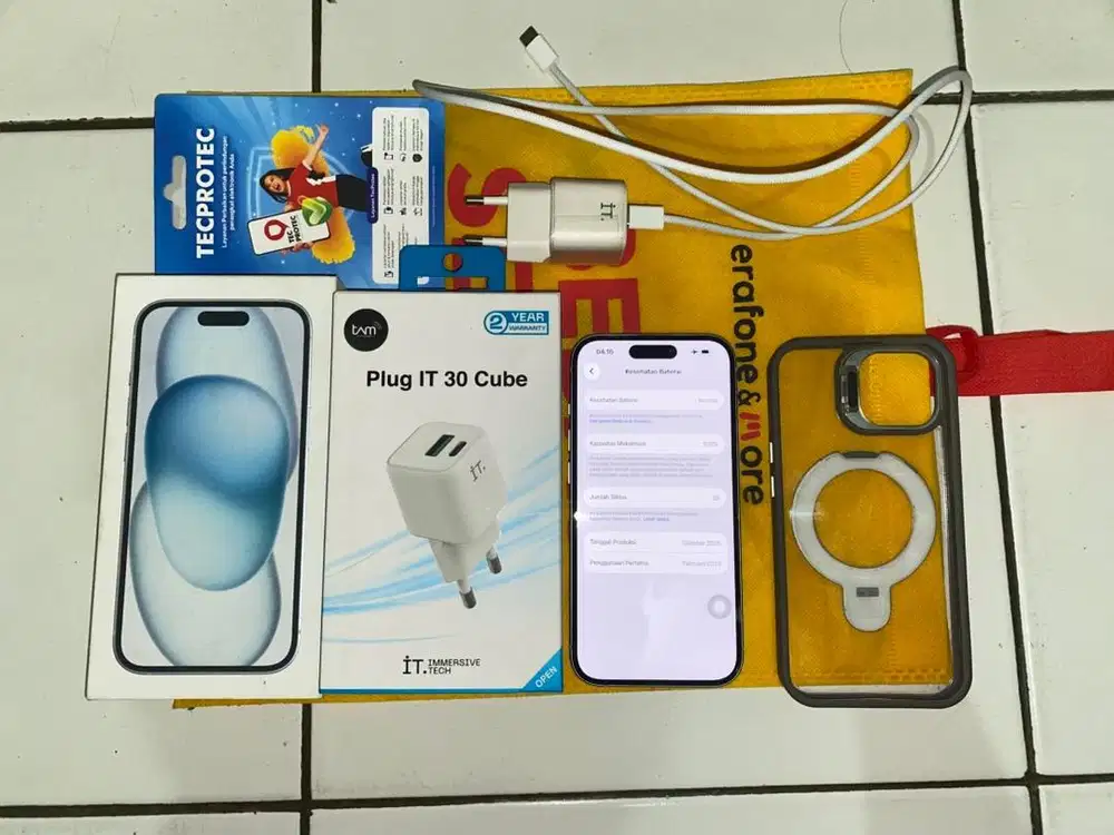 IPHONE 15 128GB IBOX GARANSI ON LIKE NEW