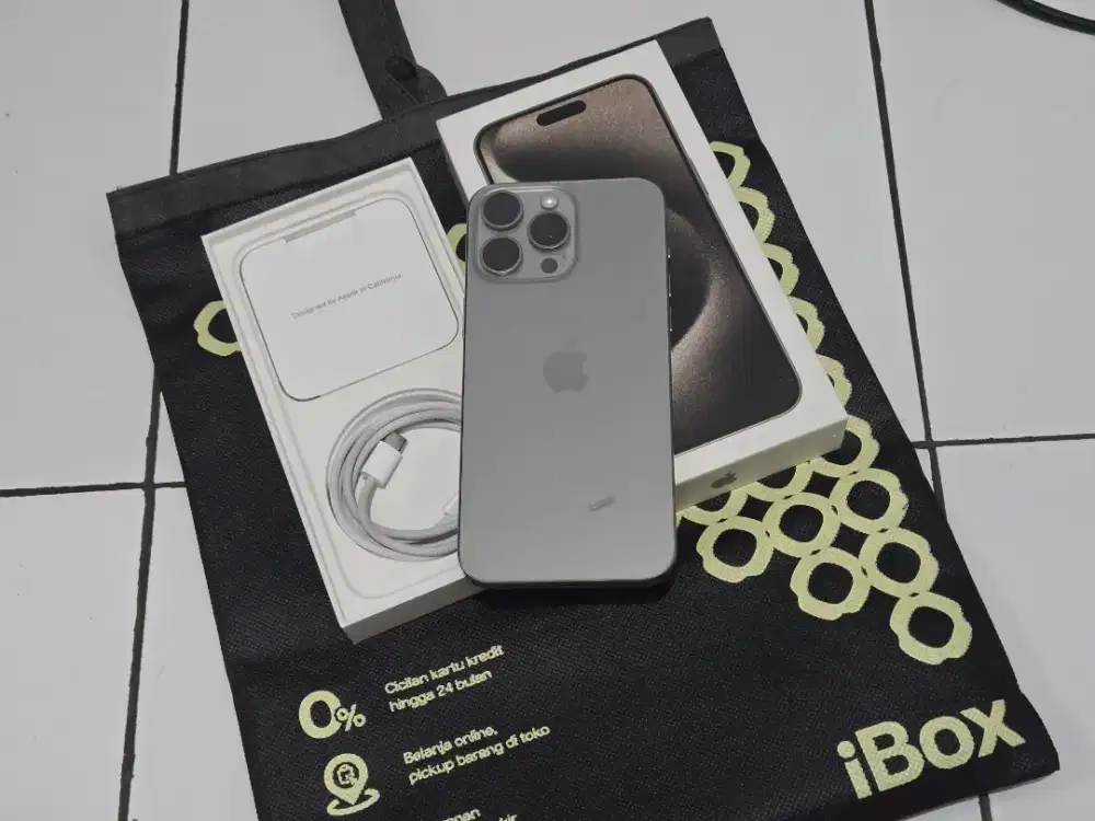 Iphone 15 promax 256 natural titanium ibox