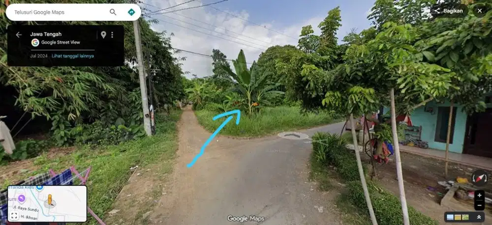 Tanah kavling bebas banjir di wonopringgo