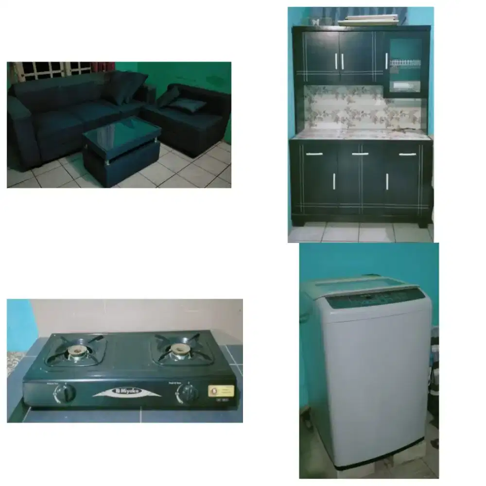 Jual sofa lemari kompor mesin cuci