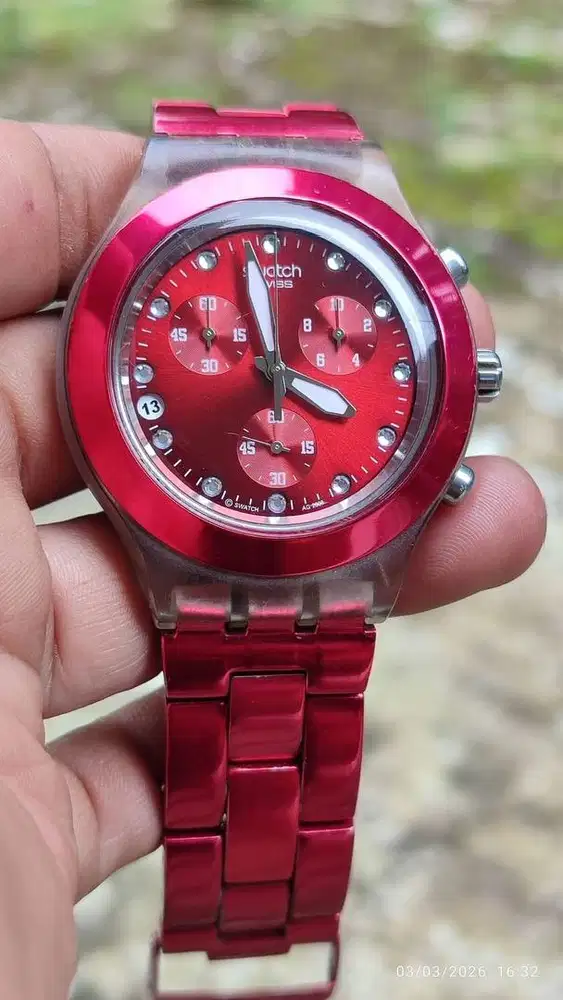 Swatch irony diaphane chronograph