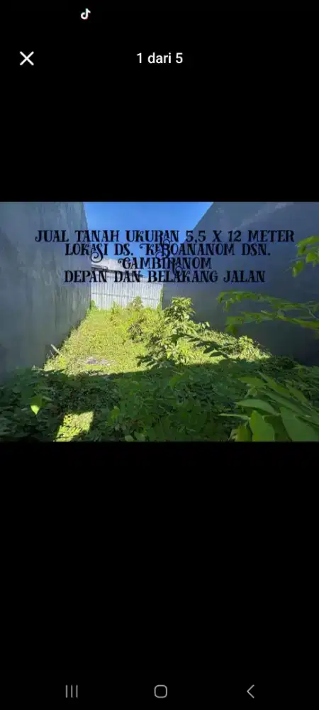 Dijual Tanah Padat penduduk