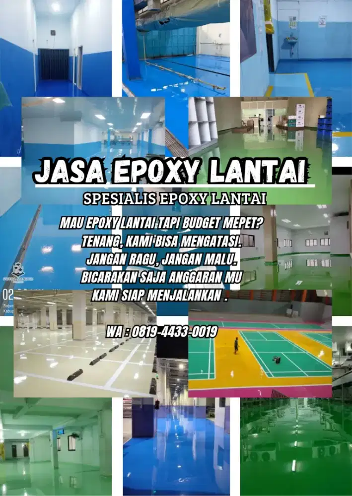 Jasa Epoxy Lantai Dapur MBG