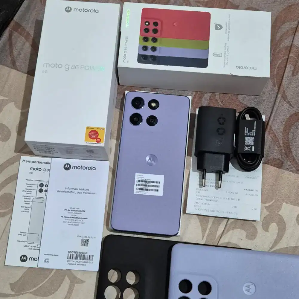 Motorola G86 Power 5G 8/256GB Garansi Resmi Indonesia Januari 2026