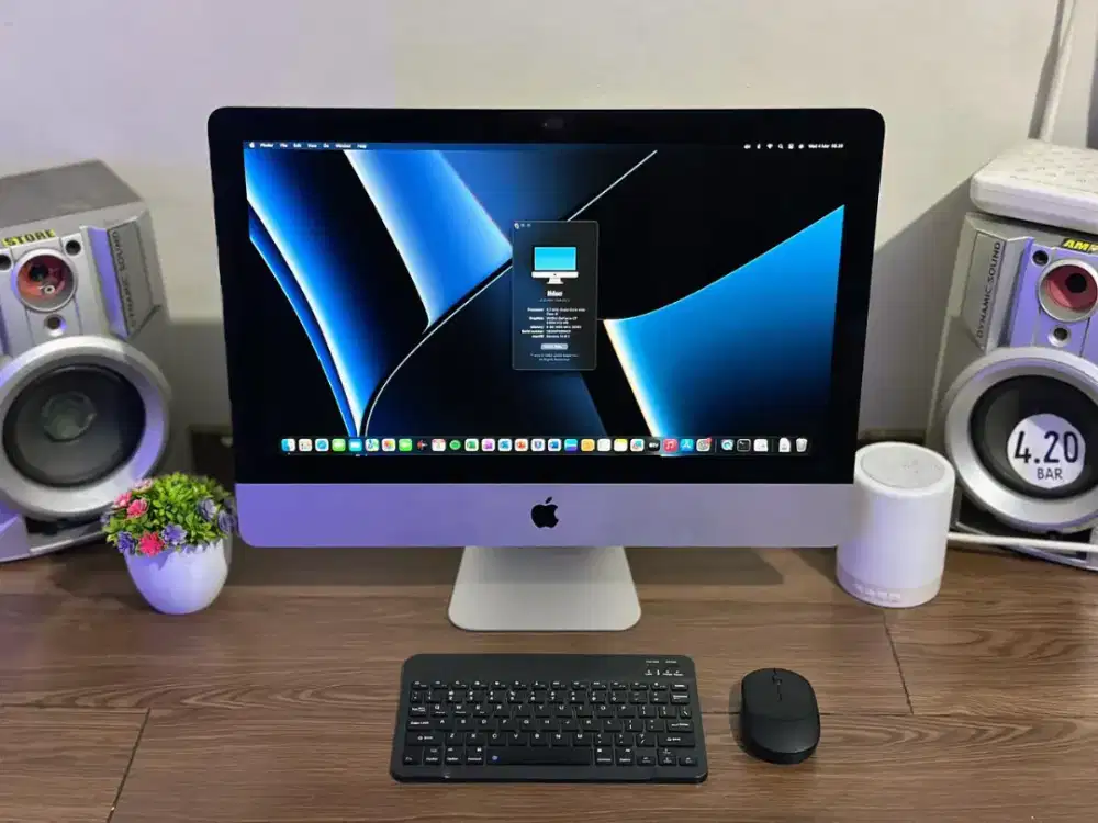 Apple Komputer iMac 21.5-inch Slim Quadcore i5 256GB SSD Mulus