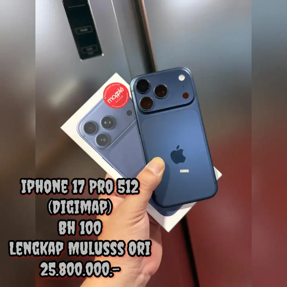 iphone 17 Pro 512 (Digimap) Bh 100