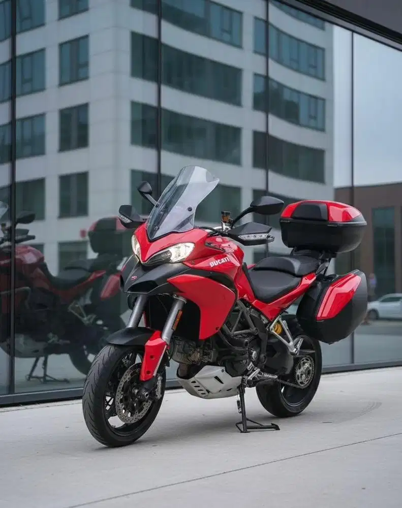 Ducati Multistrada Skyhook 2014 full modif siap adventure tt matic