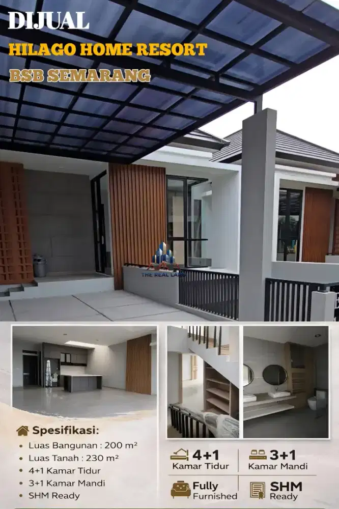 RUMAH MEWAH DI HILAGO HOME RESORT BSB SEMARANG