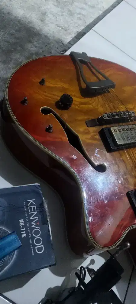 Gitar semi hollow