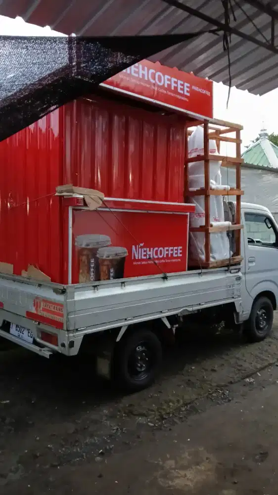 Jasa angkut booth countener jualan gerobak