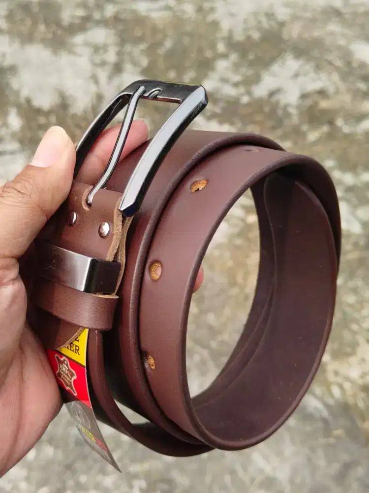 SABUK FULL KULIT SAPI ASLI